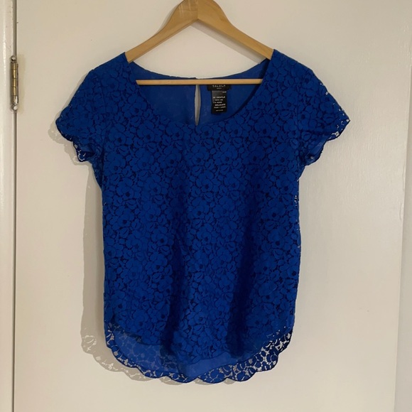 Aritzia Talula floral lace blouse top - Picture 1 of 6